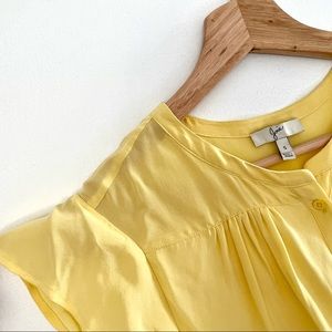 Joie | Silk Flutter Sleeve Top